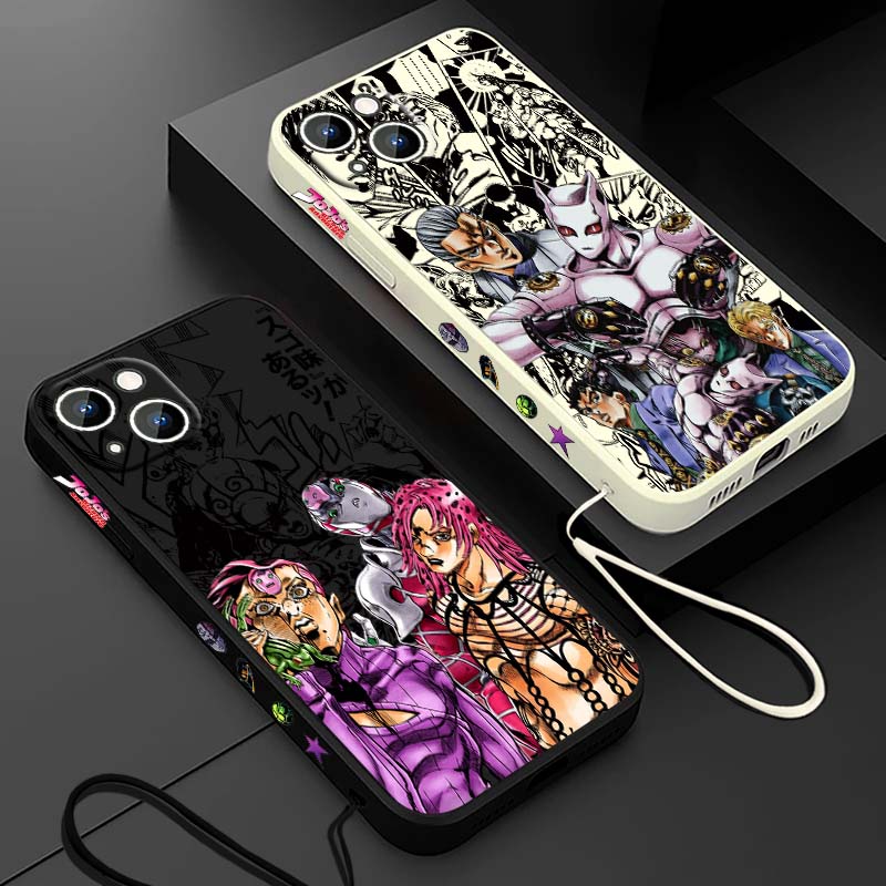 Phone Cases Iphone 13 - Capa de Celular Líquida com Cordão
