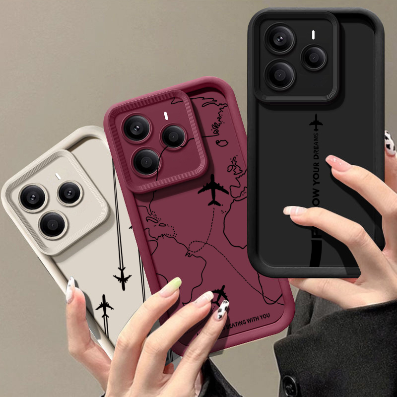 Phone Cases Xiaomi 15 - Capa de Silicone Macia TPU com