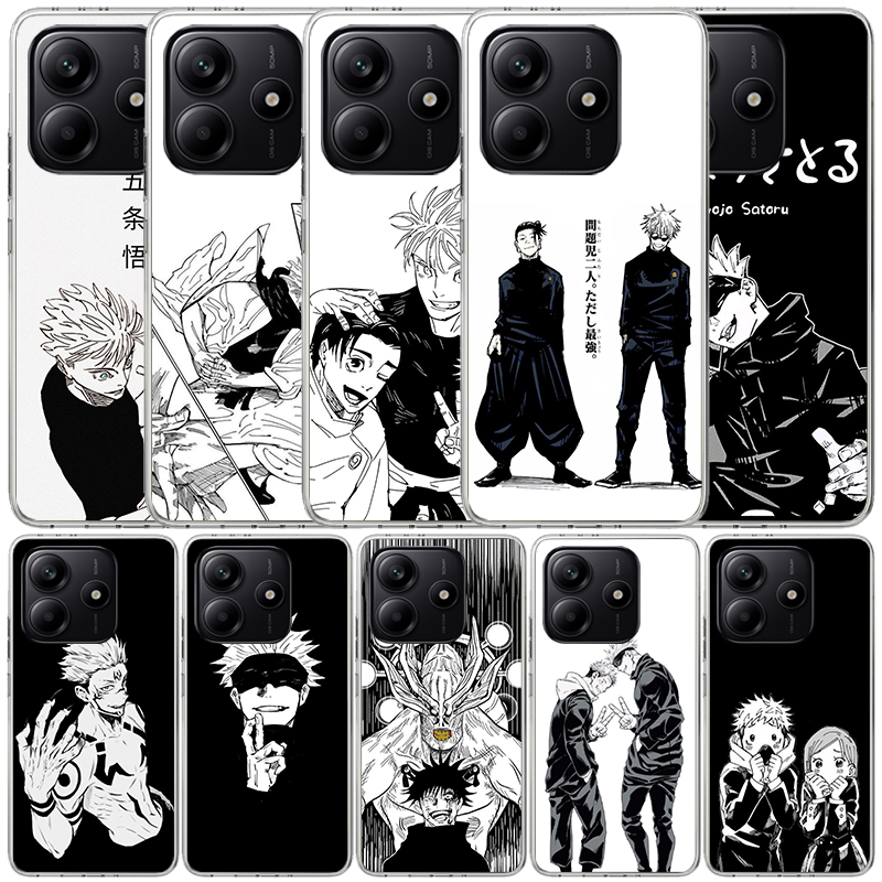Phone Cases Jujutsu Kaisen - Capa de Telefone Black White Kaisen