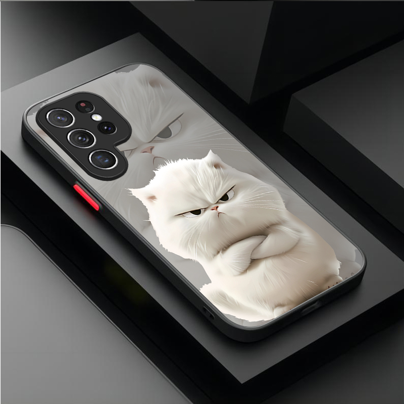 Capa Estilo Casal Gato Zangado - Phone Cases Galaxy A16 5G avaliação e preço