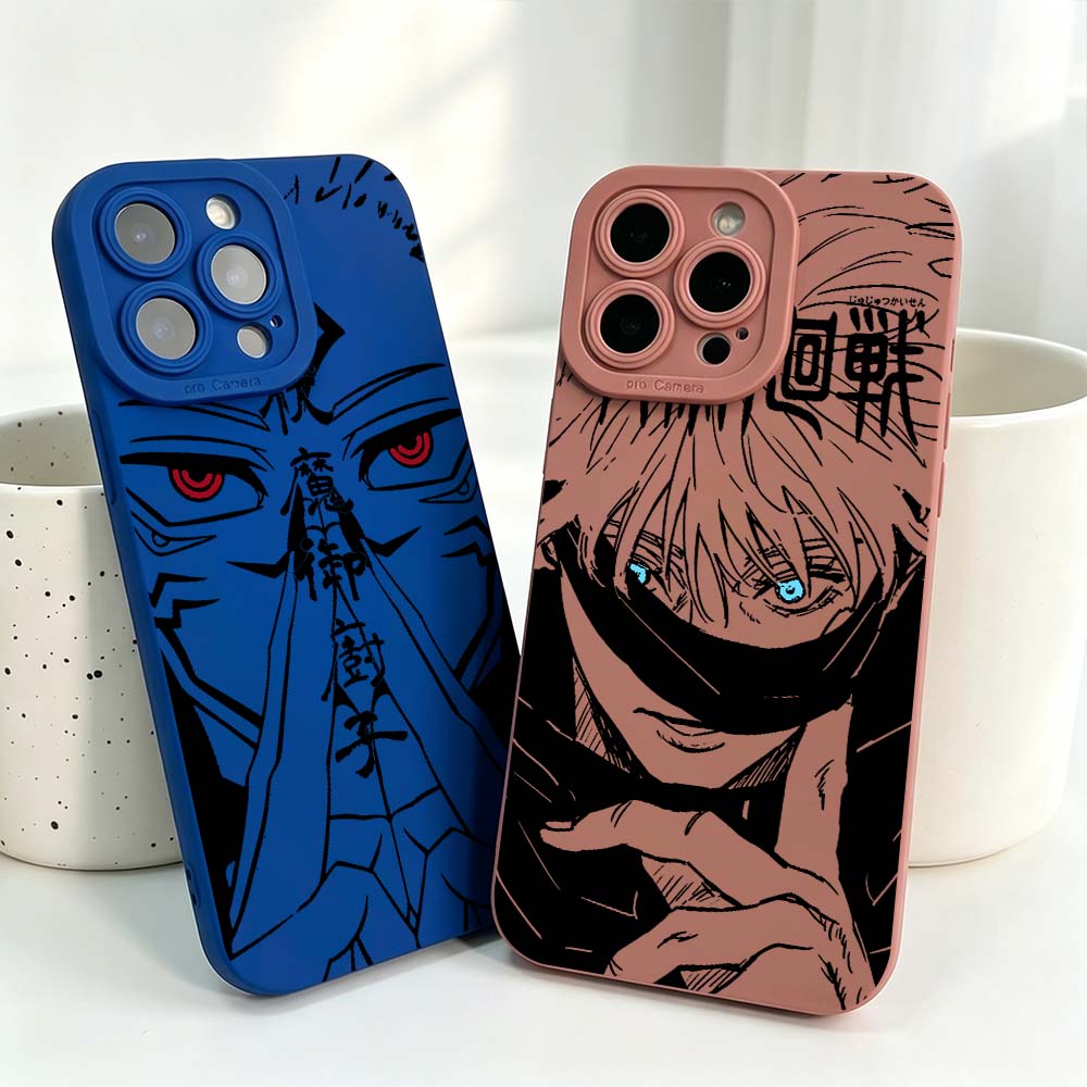 Capa de Silicone Macia Anime J - Phone Cases Jujutsu Kaisen avaliação e preço
