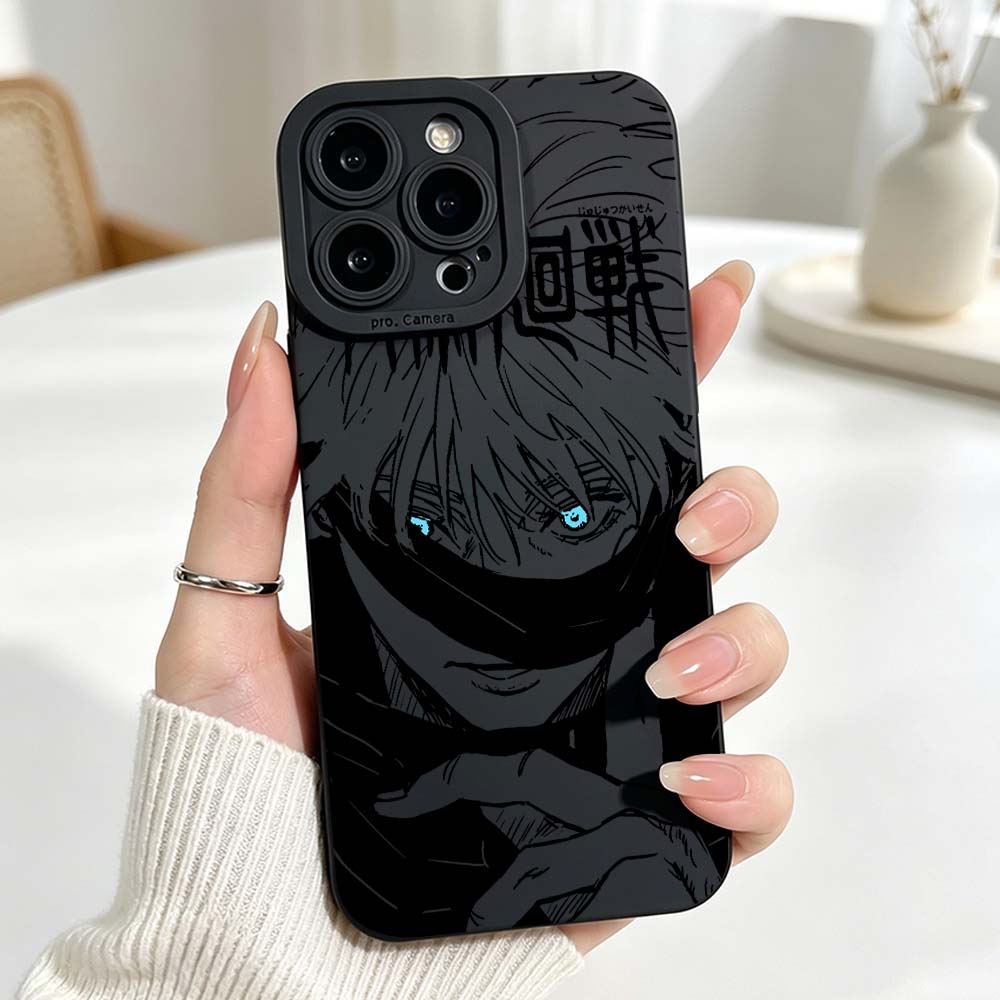 Capa de Silicone Macia Anime J - Phone Cases Jujutsu Kaisen avaliação e preço