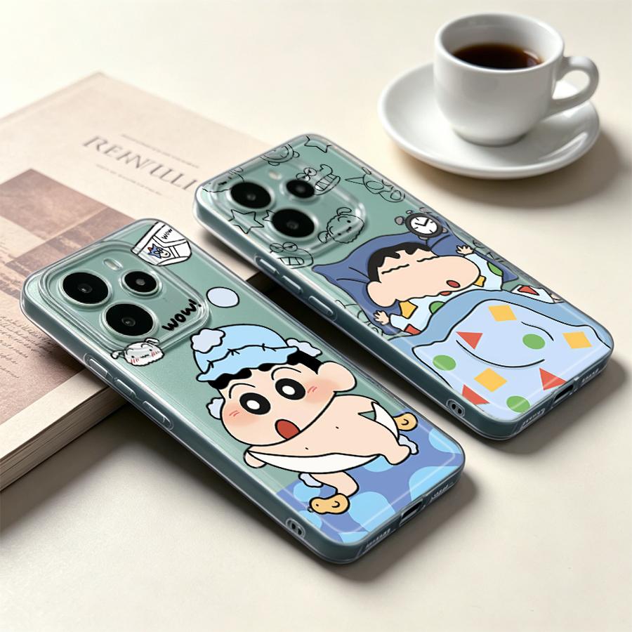 Capa Fofa Shin-Chan para Xiaom - Phone Cases Xiaomi 15 avaliação e preço