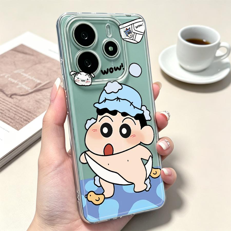 Capa Fofa Shin-Chan para Xiaom - Phone Cases Xiaomi 15 avaliação e preço